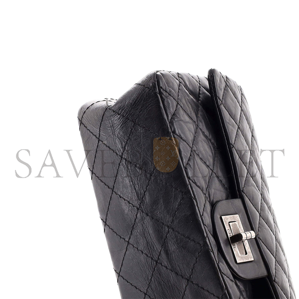 CHANEL MASTER AGED CALFSKIN QUILTED 2.55 REISSUE 226 FLAP GREY (28*19.5*7.5cm) 